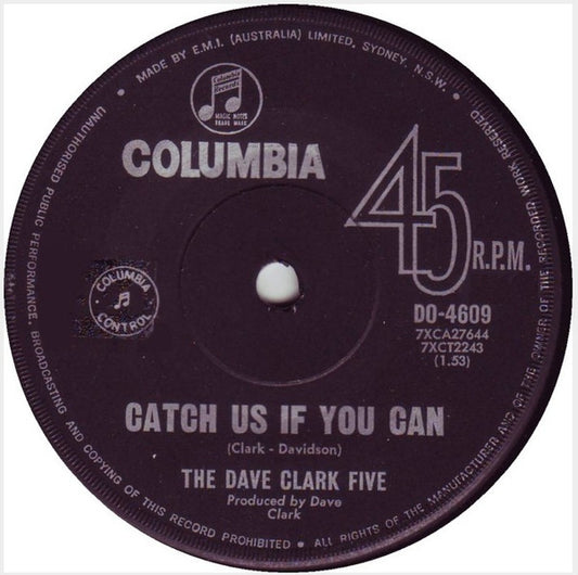 The Dave Clark Five : Catch Us If You Can (7", Single)