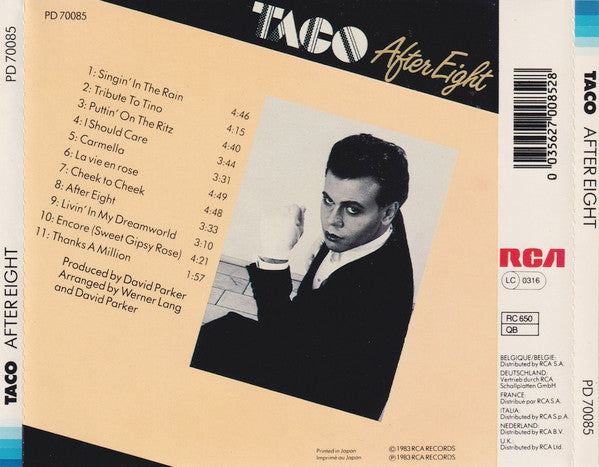 Taco : After Eight (CD, Album)