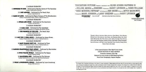 Various : Good Morning, Vietnam - The Original Motion Picture Soundtrack (CD, Album, Comp)