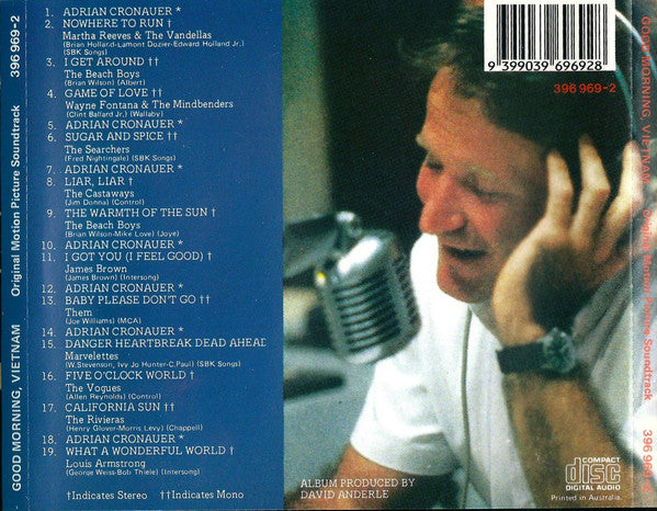 Various : Good Morning, Vietnam - The Original Motion Picture Soundtrack (CD, Album, Comp)