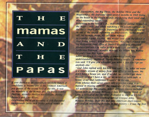 The Mamas And The Papas* : All Time Greatest Hits (CD, Comp)