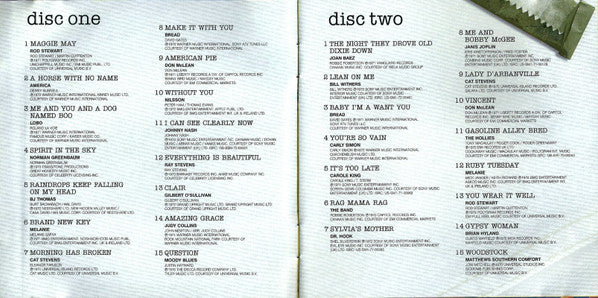 Various : Singers And Songwriters  1970-1972 (2xCD, Comp)
