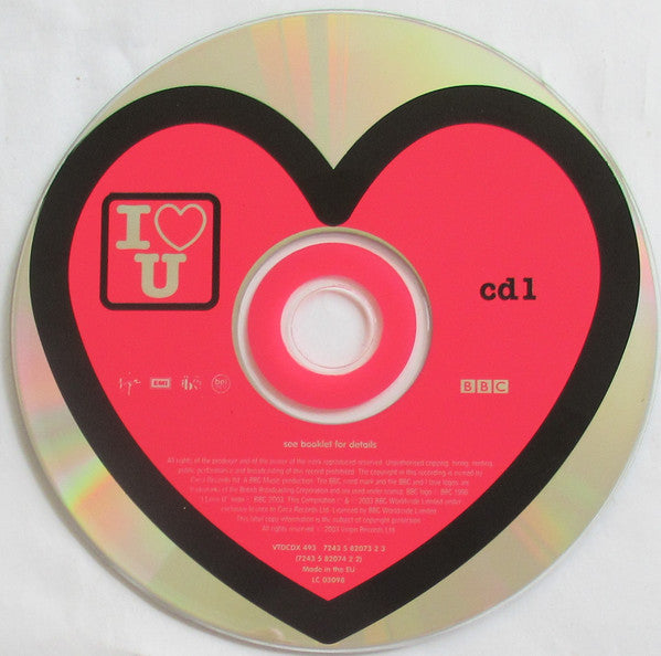 Various : I Love U (2xCD, Comp)