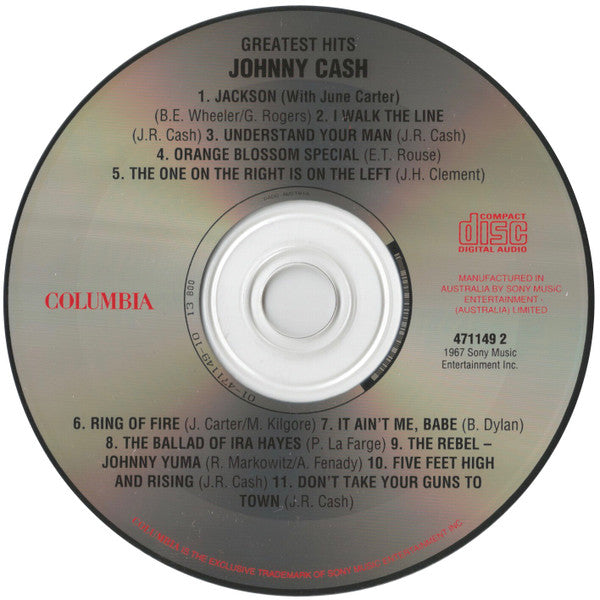 Johnny Cash : Greatest Hits  (CD, Comp, RE)