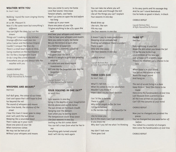 Crowded House : Woodface (Cass, Album, Dol)