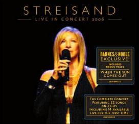 Barbra Streisand : Live In Concert 2006 (2xCD, Album, Bar)
