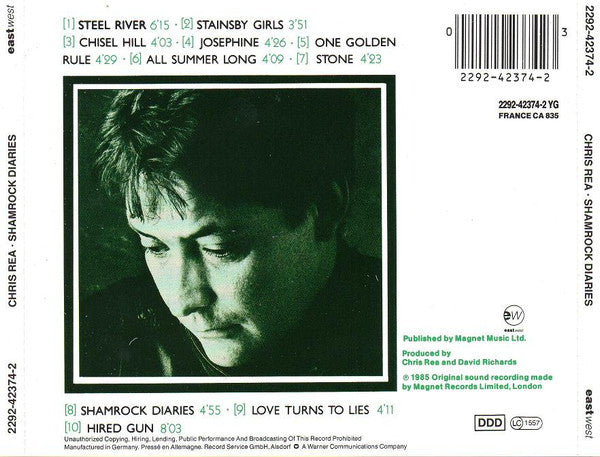 Chris Rea : Shamrock Diaries (CD, Album, RE)