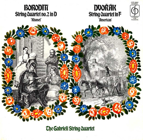 Alexander Borodin, Antonín Dvořák, The Gabrieli String Quartet : String Quartet No.2 In D 'Kismet' / String Quartet In F 'American' (LP)