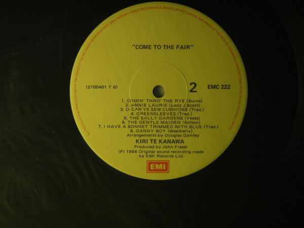 Kiri Te Kanawa : Come To The Fair (Folk Songs & Ballads) (LP, Album)