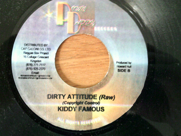 Arden (9) / Kiddy Famous : Hands Up / Dirty Attitude (7")