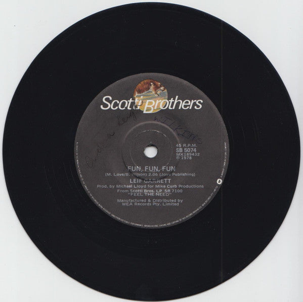 Leif Garrett : Sheila (7", Single)