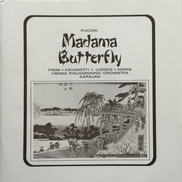 Puccini*, Freni*, Pavarotti*, Ludwig*, Kerns*, Vienna Philharmonic Orchestra* , Dir. Karajan* : Madama Butterfly (3xLP + Box)