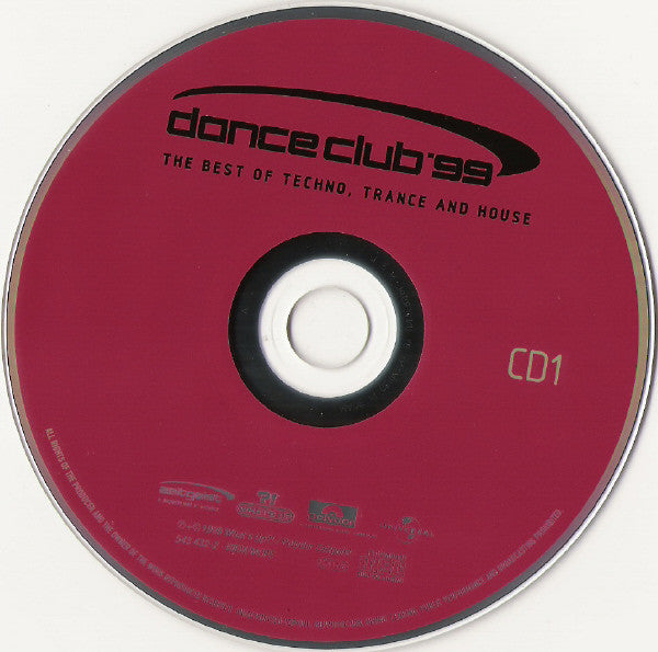 Various : Dance Club '99 - The Best Of Techno, Trance And House (2xCD, Comp, Mixed)