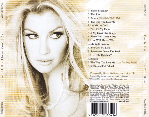 Faith Hill : There You'll Be (CD, Comp)