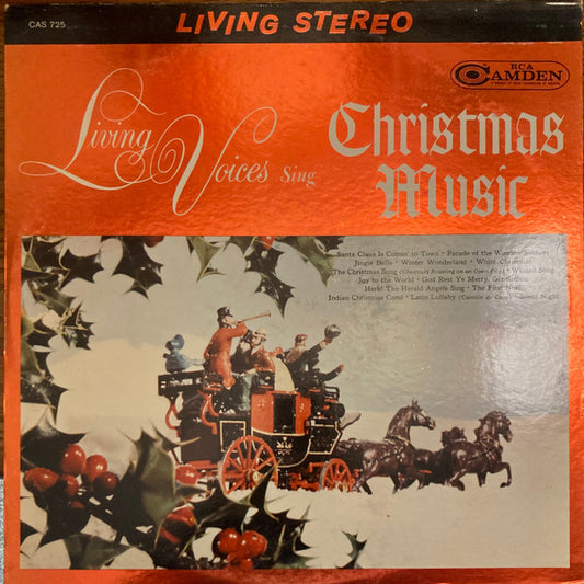 Living Voices : Living Voices Sing Christmas Music (LP, Album)