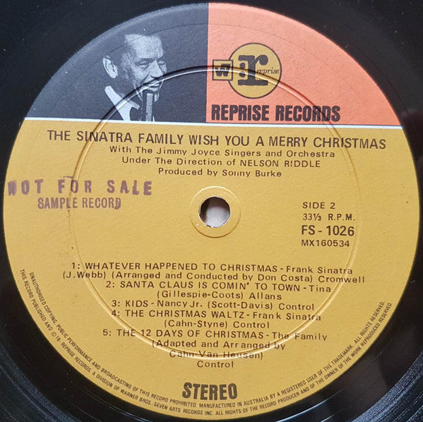 The Sinatra Family : The Sinatra Family Wish You A Merry Christmas (LP, Album)