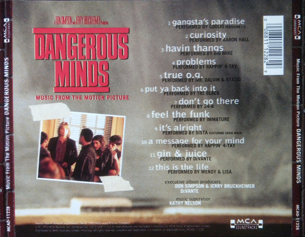 Various : Dangerous Minds (Music From The Motion Picture) (CD, Comp)
