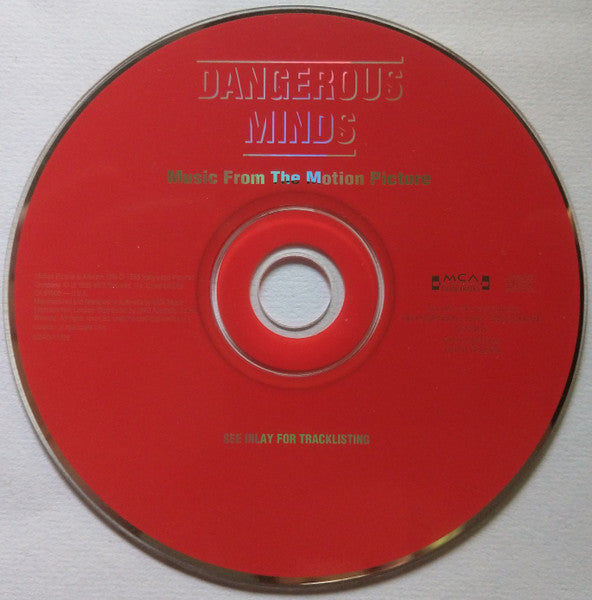Various : Dangerous Minds (Music From The Motion Picture) (CD, Comp)
