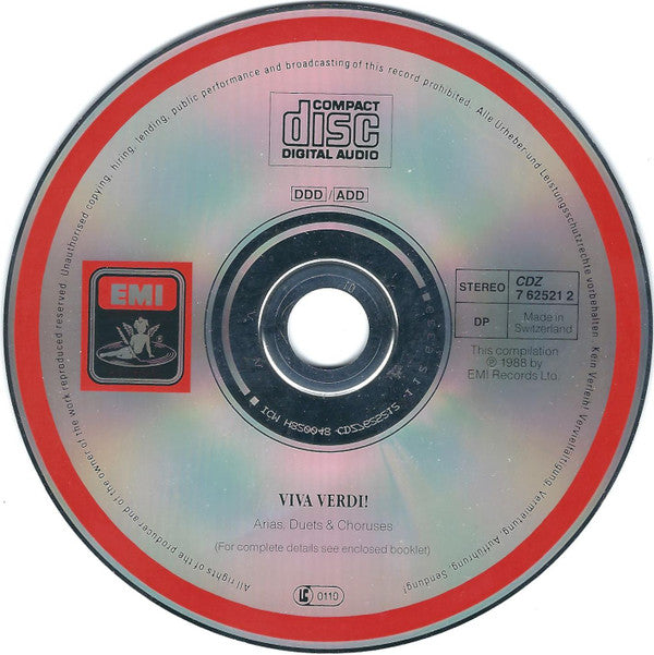 Giuseppe Verdi : Viva Verdi! Arias, Duets And Choruses (CD, Comp)