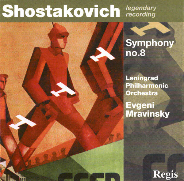 Shostakovich*, Leningrad Philharmonic Orchestra, Evgeni Mravinsky* : Symphony No.8 (CD, Album, RM)
