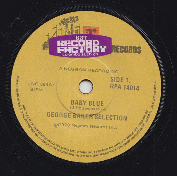 George Baker Selection : Baby Blue (7", Single)