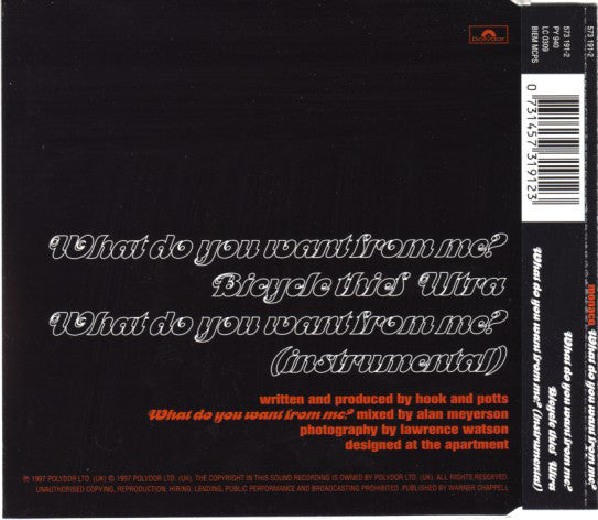 Monaco : What Do You Want From Me? (CD, Single)