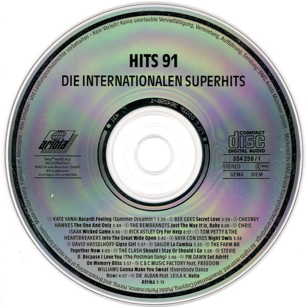 Various : Hits 91 - Die Internationalen Superhits (2xCD, Comp)