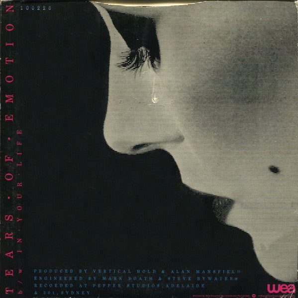 Vertical Hold (3) : Tears Of Emotion (7", Single)