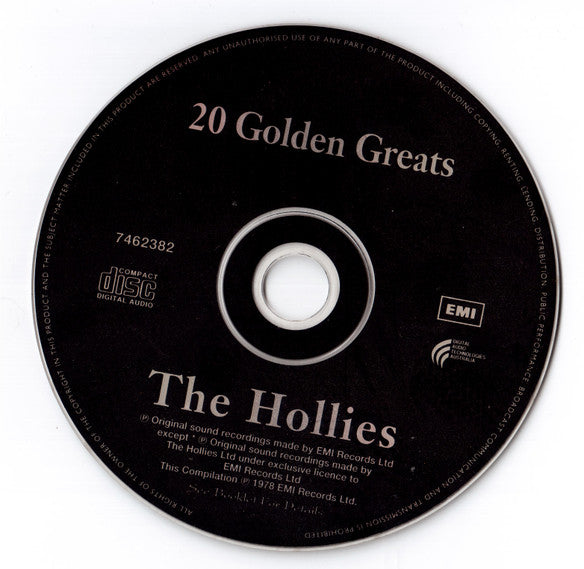 The Hollies : 20 Golden Greats (CD, Comp, RM)
