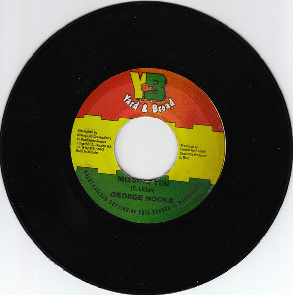 George Nooks / Delegate (4) : Missing You / Main Squeeze (7")