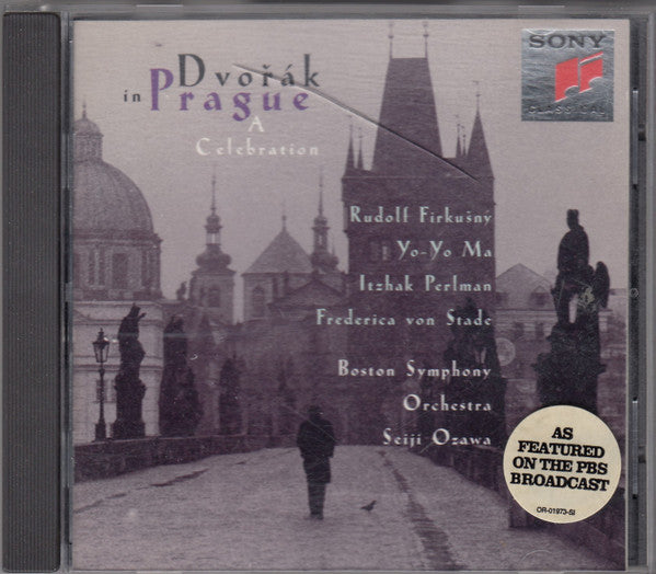 Antonín Dvořák, Rudolf Firkušný, Yo-Yo Ma, Itzhak Perlman, Frederica von Stade, Boston Symphony Orchestra, Seiji Ozawa : Dvořák In Prague (A Celebration) (CD, Album)