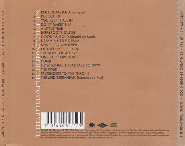 The Beautiful South : Solid Bronze - Great Hits (CD, Comp, RM)