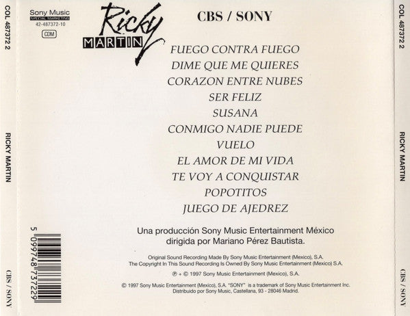 Ricky Martin : Ricky Martin (CD, Album, RE)