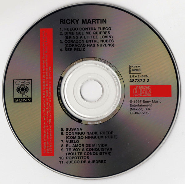 Ricky Martin : Ricky Martin (CD, Album, RE)