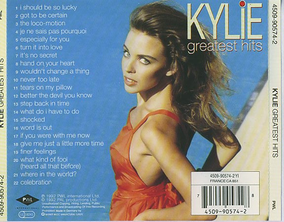 Kylie Minogue : Greatest Hits (CD, Comp, RP)
