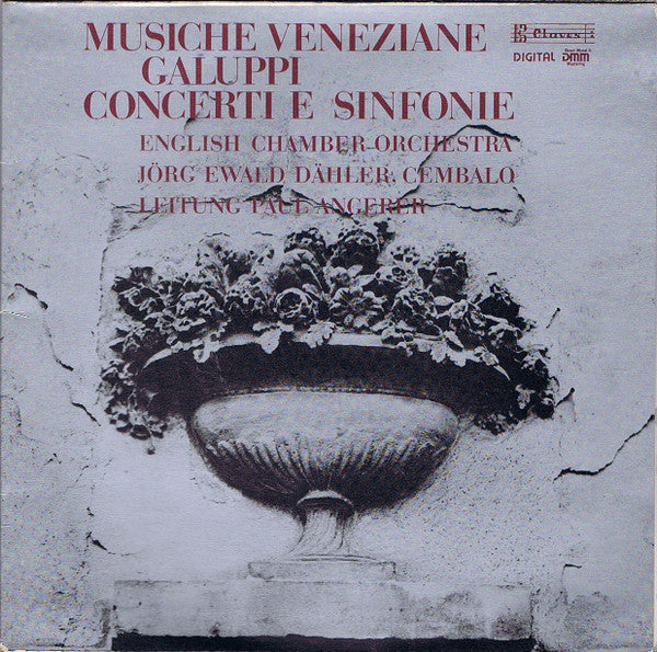 Baldassare Galuppi, English Chamber Orchestra, Jörg Ewald Dähler, Paul Angerer : Concerti E Sinfonie (LP)