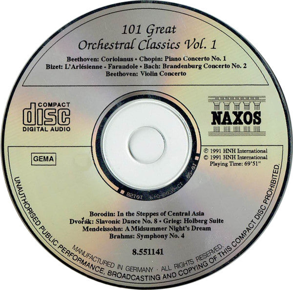 Various : The Naxos Collection (Orchestral Spectacular) (3xCD, Comp, RE, RP)
