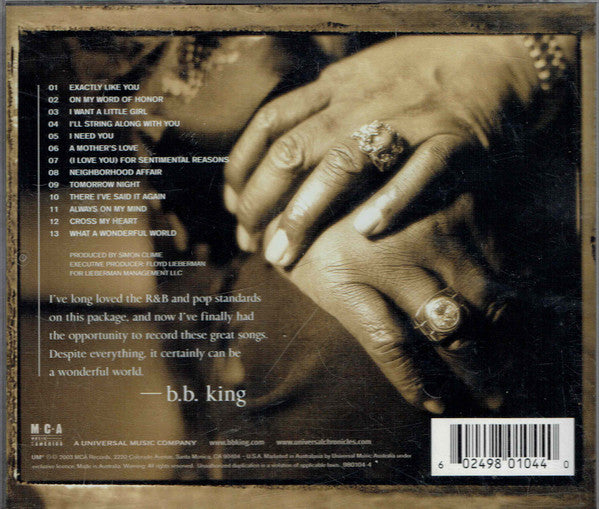 B.B. King : Reflections (CD, Album)