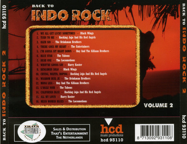 Various : Back To Indo Rock Volume 2 (CD)