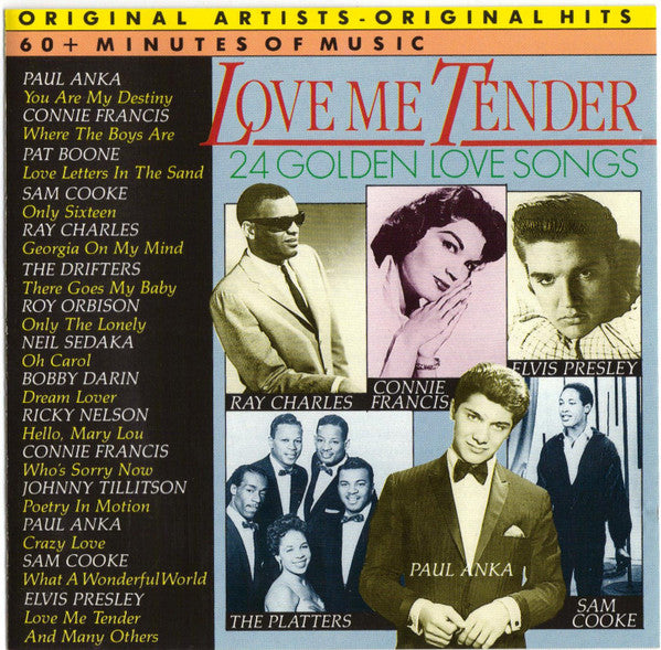 Various : Love Me Tender - 24 Golden Love Songs (CD, Comp)