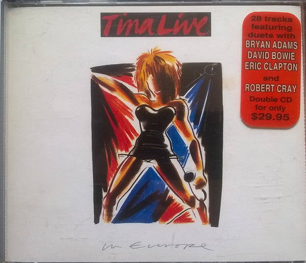 Tina Turner : Tina Live In Europe (2xCD, Album, RE)