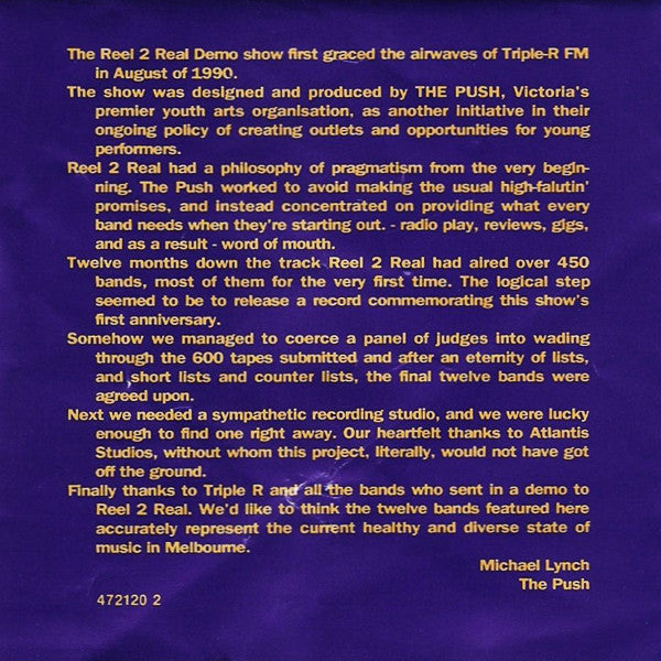 Various : The Best Of Reel To Real 1 (CD, Album, Comp)