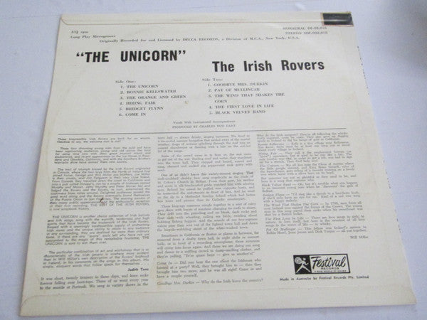The Irish Rovers : The Unicorn (LP, Album)