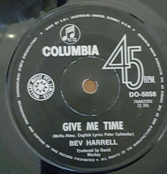 Bev Harrell : One In A Million (7", Single)