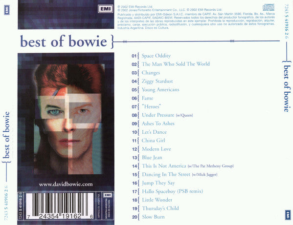 David Bowie : Best Of Bowie (CD, Comp, RM)