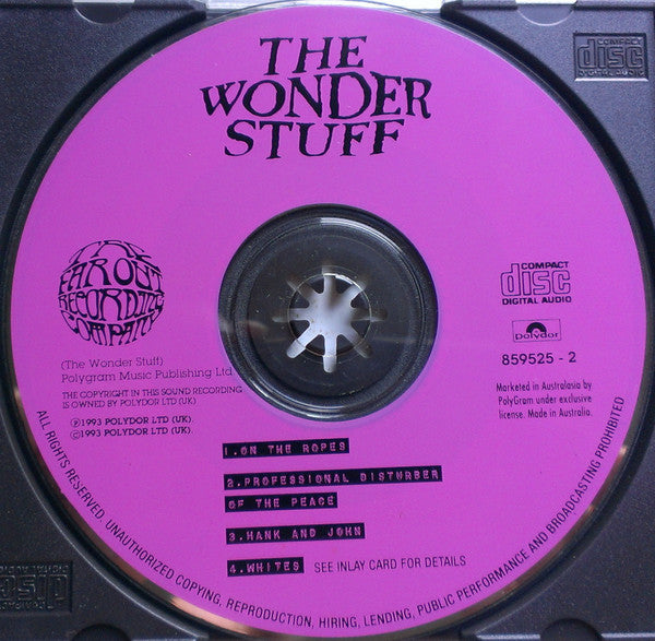 The Wonder Stuff : On The Ropes E.P. (CD, EP)