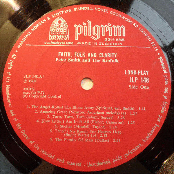Peter Smith (11) And The Kinfolk : Faith, Folk And Clarity (LP, Mono)