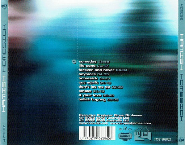 Hamish : Homesick (CD, Album)