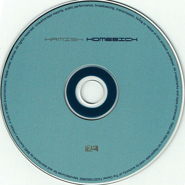 Hamish : Homesick (CD, Album)