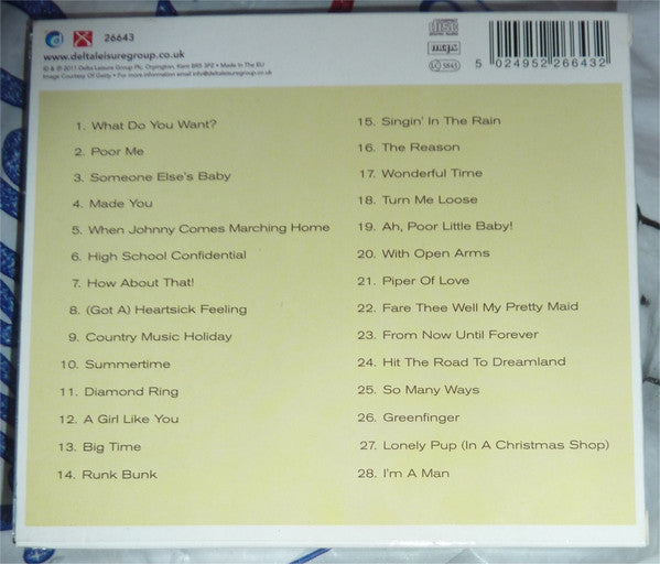 Adam Faith : What Do You Want? (CD, Comp)